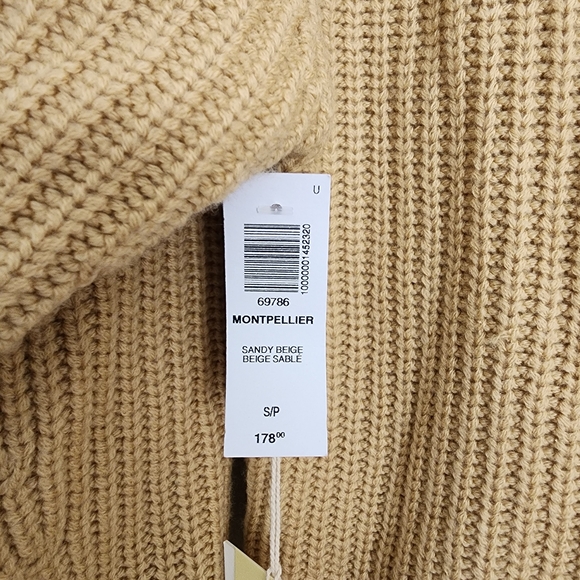 Aritzia Wilfred Montpellier Turtleneck In Color Heather Gold Camel - Picture 3 of 8